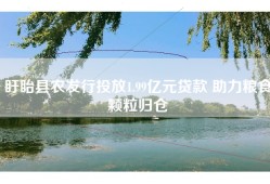 盱眙县农发行投放1.99亿元贷款 助力粮食颗粒归仓