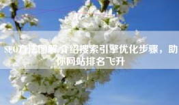 SEO方法图解,介绍搜索引擎优化步骤，助你网站排名飞升